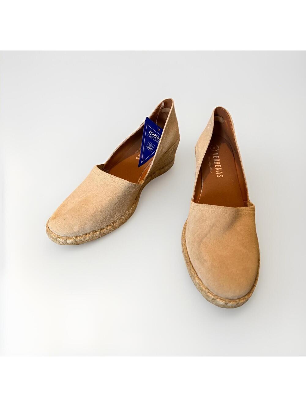 NEW WITH TAG VERBENAS ESPADRILLES WEDGES SIZE EU40/US9.5 MADE IN SPAIN VGC